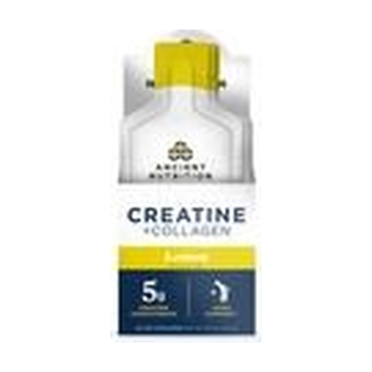 Ancient Nutrition Creatine + Collagen Lemon Gel Packs 15 ct 1 fl oz