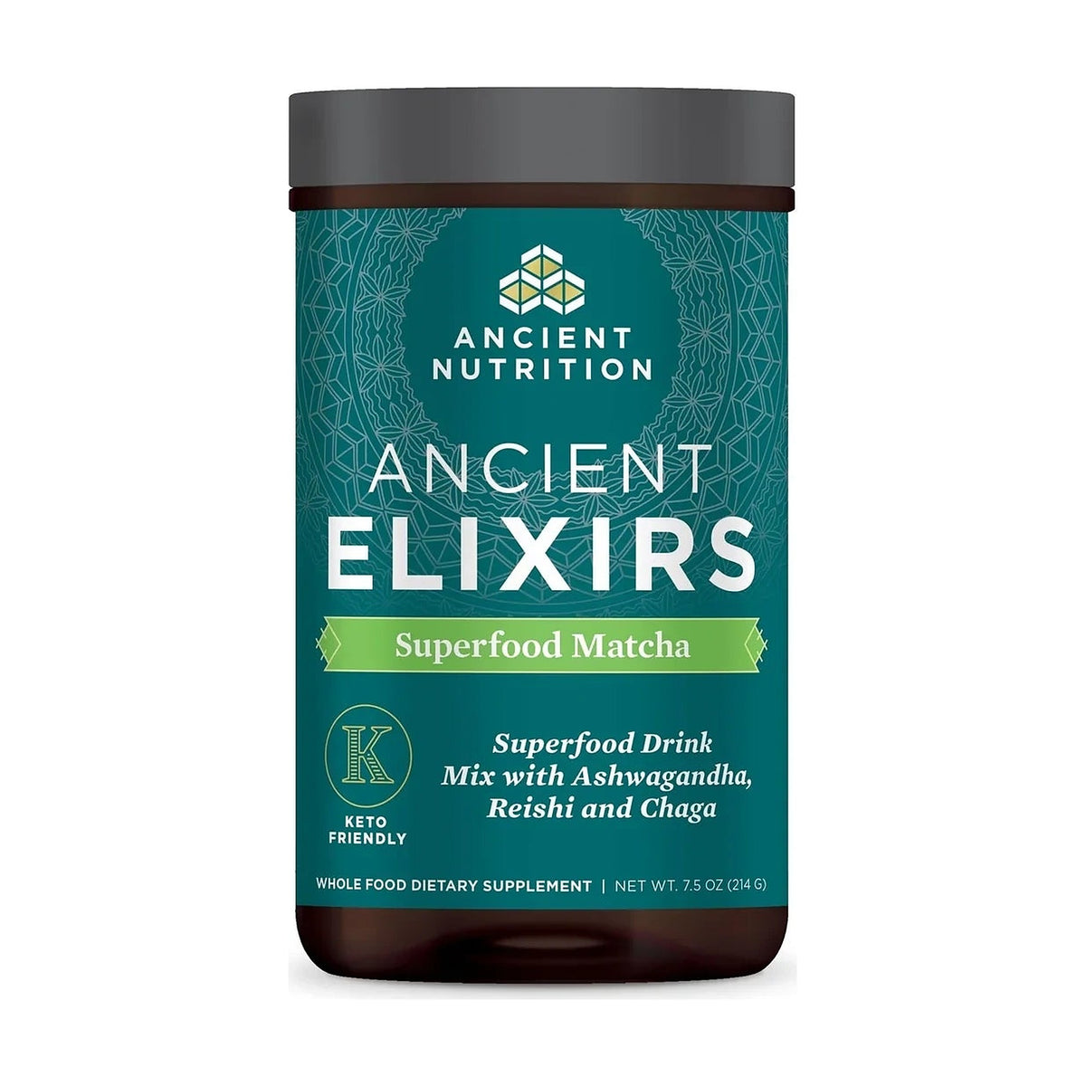 Ancient Nutrition Elixirs Superfood Matcha 7.5 oz