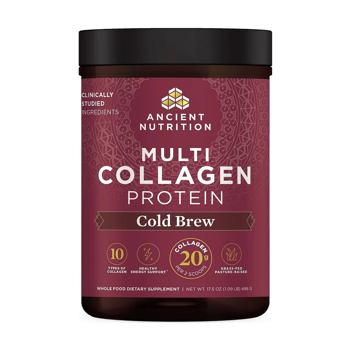 Ancient Nutrition Multi Collagen Protein Cold Brew 17.5 oz