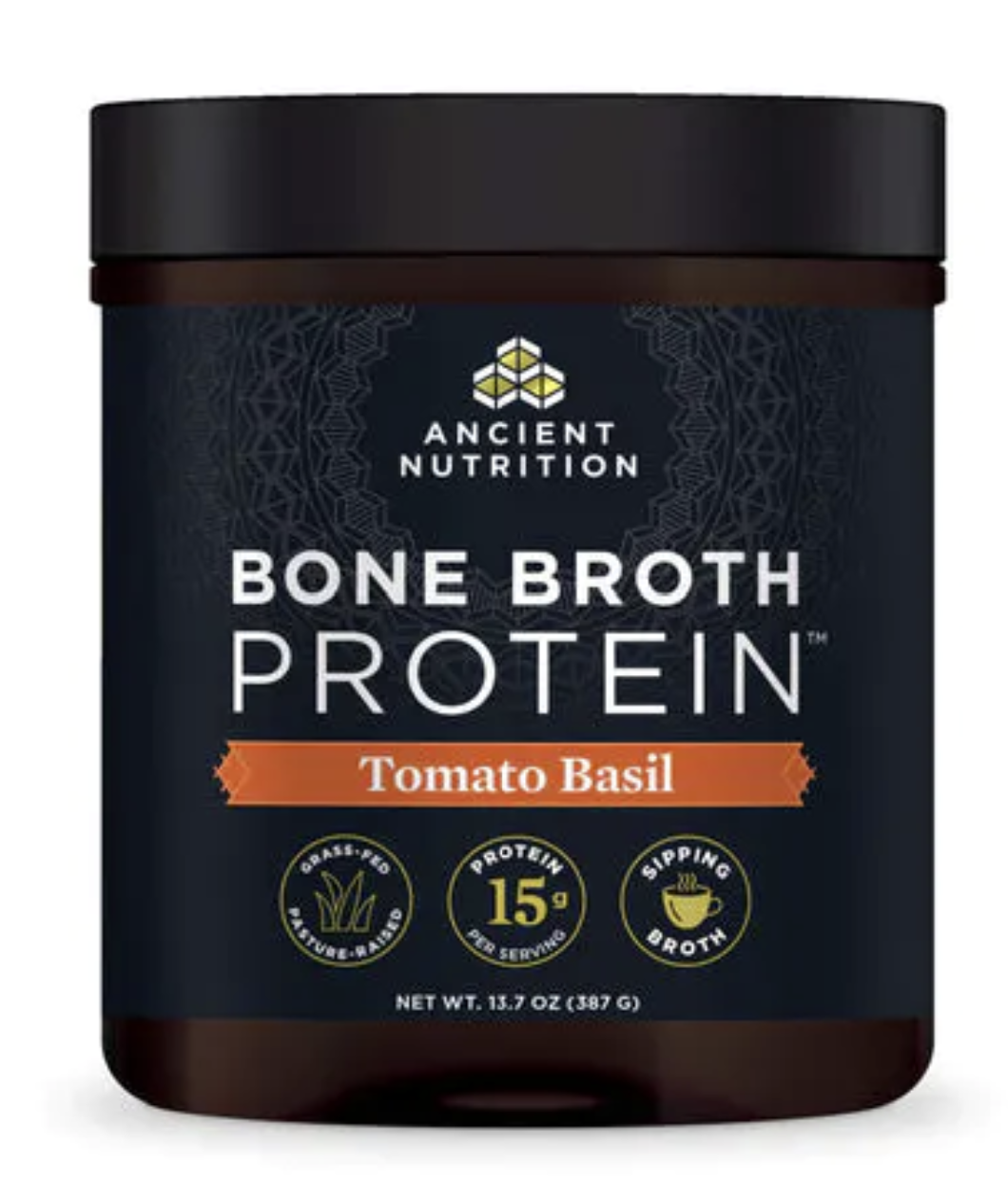 Ancient Nutrition Bone Broth Protein Tomato Basil 13.7 oz