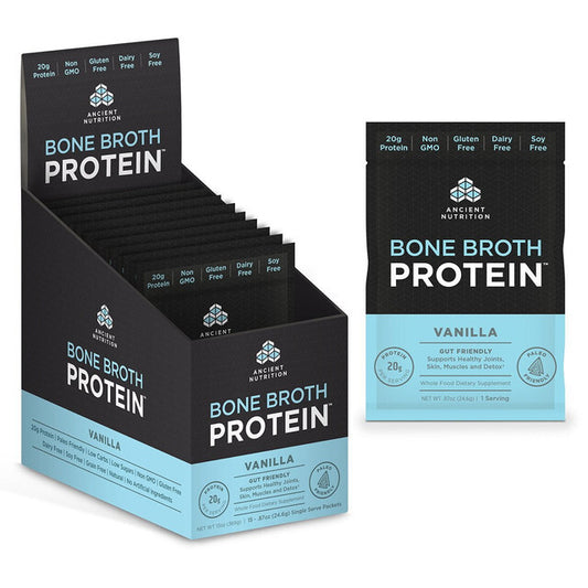 Ancient Nutrition Individual Packet Vanilla 0.9 oz