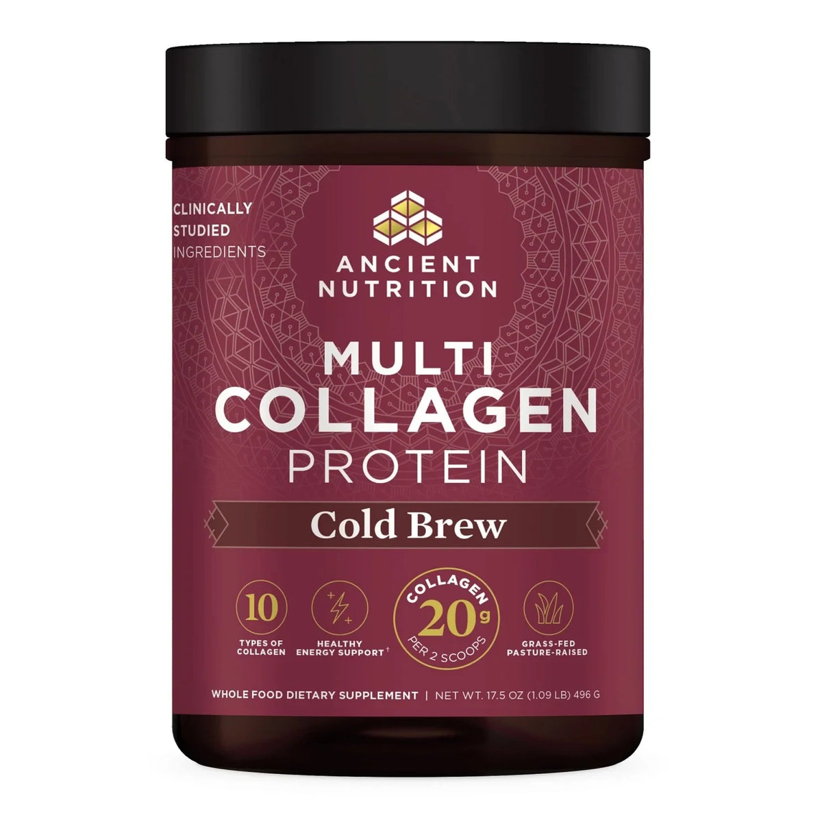 Ancient Nutrition Multi Collagen Protein Cold Brew 17.5 oz