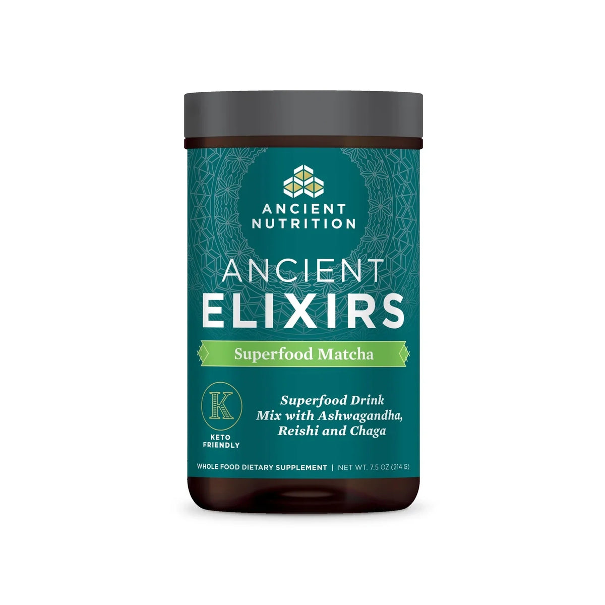 Ancient Nutrition Elixirs Superfood Matcha 7.5 oz
