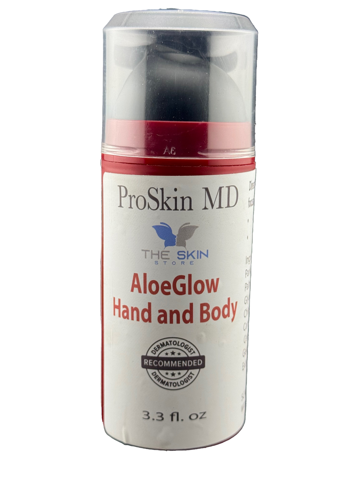 ProSkin MD AloeGlow Hand and Body Cream, 3.3 fl oz pump bottle