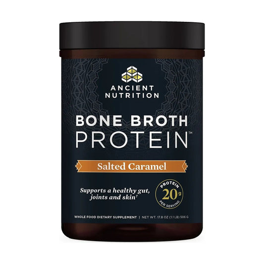 Ancient Nutrition Bone Broth Protein Salted Caramel 17.8 oz