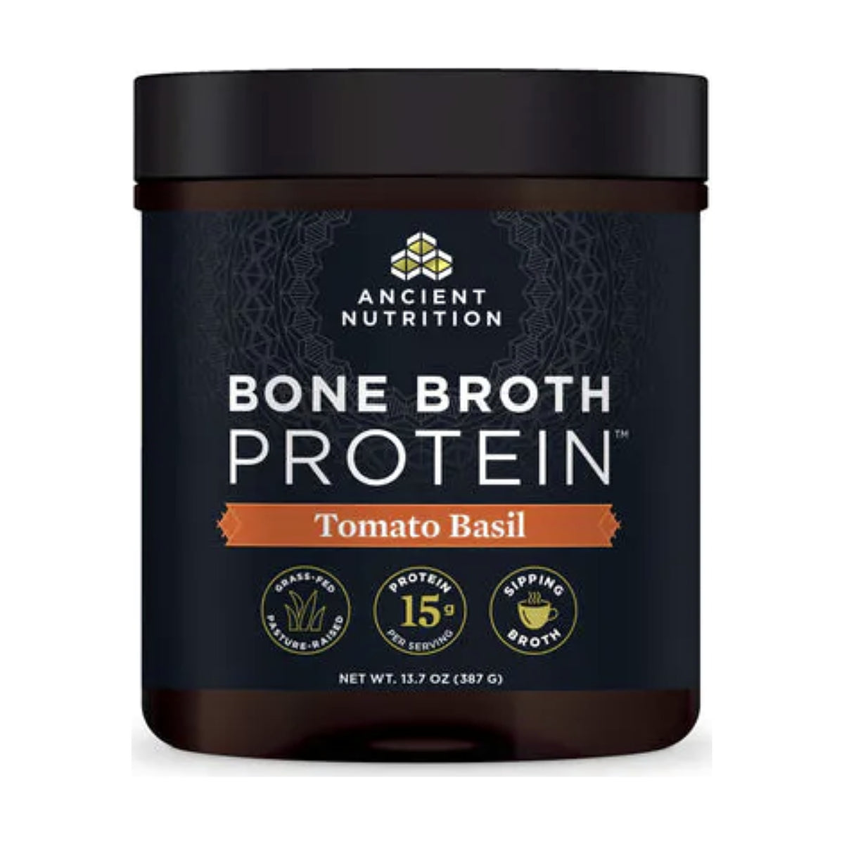 Ancient Nutrition Bone Broth Protein Tomato Basil 13.7 oz