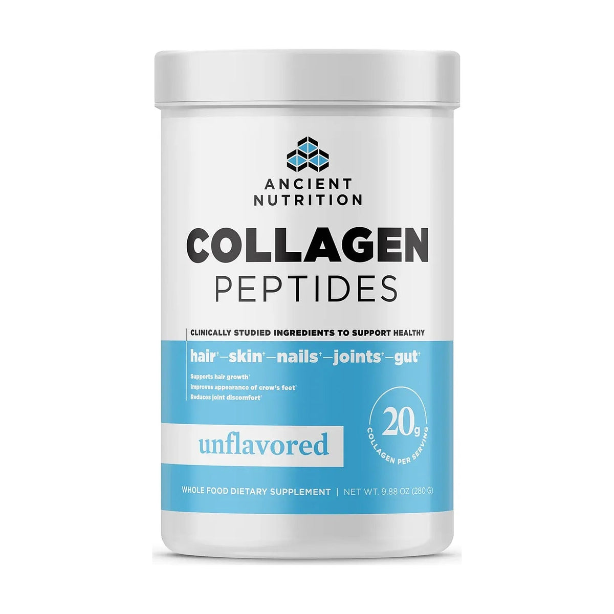Ancient Nutrition Collagen Peptide Unflavored 9.88 oz