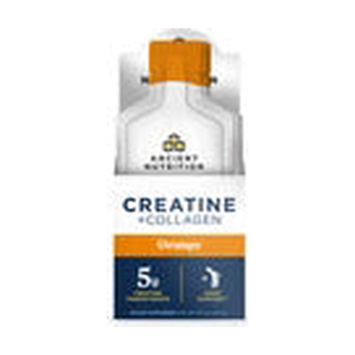 Ancient Nutrition Creatine + Collagen Orange Gel Packs (15 ct)