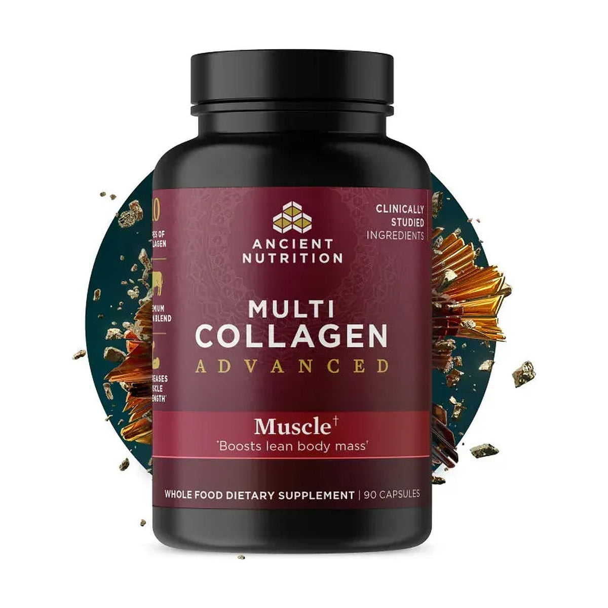 Ancient Nutrition Multi Collagen Advanced Muscle 90 ct